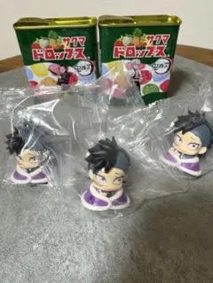 鬼滅の刃　おねむたん（玄弥）3個 サクマ式ドロップス（実弥、玄弥）