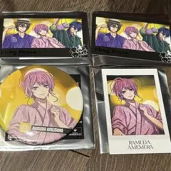 ヒプマイ 8thカフェ 飴村乱数 缶バッジ チェキ風カード セット