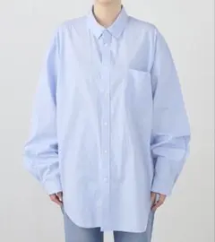 [ATON/エイトン]GIZA BROAD WASHED SHIRTのサムネイル