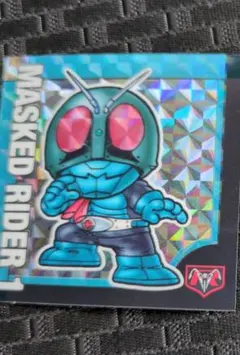 【レア】仮面ライダー旧1号　SD仮面ライダースナックシール