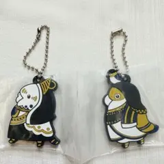 エジプトリ　キーホルダー 2種セット　インコ　ガチャガチャ　カプセルトイ
