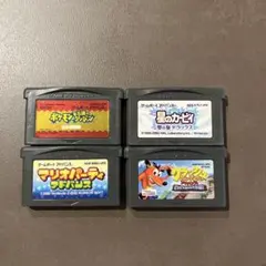 ゲームボーイアドバンス ポケモン、マリオ、カービィ、クラッシュ 4本セット