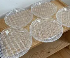 ★未使用★ 佐々木クリスタル　佐々木ガラス　クリスタル和食器　風雅　フルーツ皿