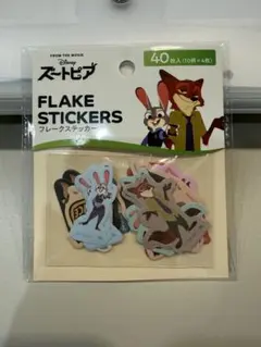 ズートピア フレークステッカー セリア 新品