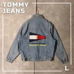 希少 90sリバイバル TOMMY JEANS デニムジャケット L相当