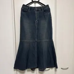 デニム ロングスカート マーメイドスカート　古着