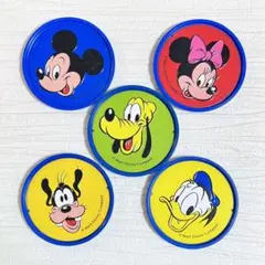 ディズニー プラスチックコースター レトロ 5枚セット
