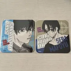 SAKAMOTO DAYS 勢羽夏生 勢羽真冬 アートコースター