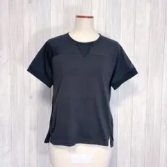 【adidas】半袖Tシャツ スポーツウェア 黒 トレーニング ランニング L