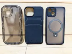 iPhone13用ケース 3点セット まとめ売り 黒　マジックジョン　美品