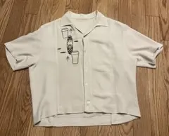 50s レーヨン　シャツ　ビーチシャツのサムネイル