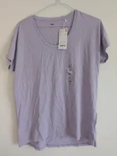2枚組　UNIQLO 紫色　 M　Tシャツ 同時に複数セット購入で値下げ
