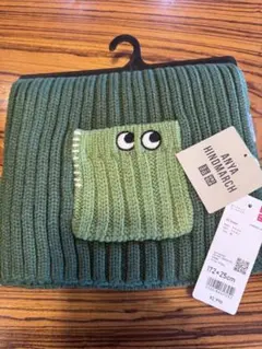 Anya Hindmarch 緑色 マフラー 172×25cm