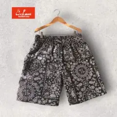 Cookman ペイズリー柄 ショートパンツ M ブラックのサムネイル