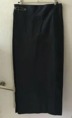 Y's ヨウジヤマモト黒 タイトロングスカートのサムネイル