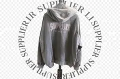 SUPPLIERサプライヤー新品メンズパーカーサンプル3Lパッチワーク 
