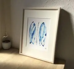 Matthew Allen 　マシューアレン 　 Azure Fish Limited Edition Watercolor Surf Art Print 