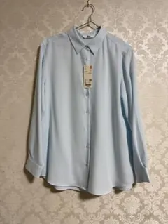 ライトブルー 長袖シャツ XLサイズ