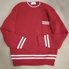 Glengairn グレンゲア ウール100% ニット 赤