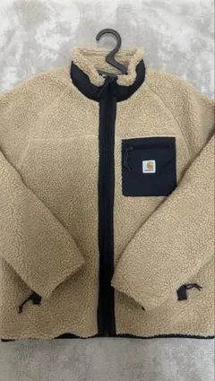 Carhartt ベージュ フリースジャケット ジップアップ
