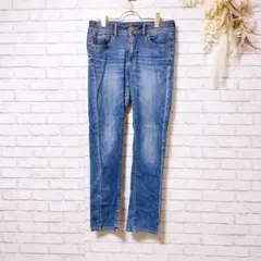 【美品】CLOSSHI クロッシー ストレートデニム インディゴ F W80