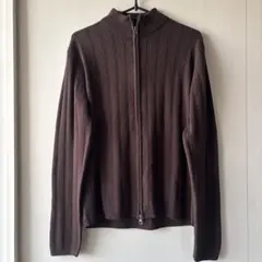 BUOXA GLORNAIA ダブルジップ ニット トレーナー