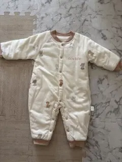 動物柄ロンパース 80cm冬