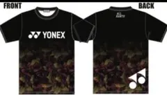 関東大会　2025 YONEX ブラック Tシャツ Sサイズ YOS25044