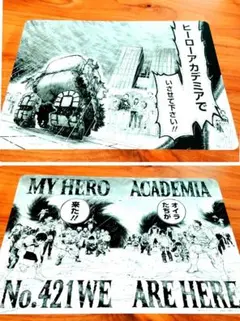 僕のヒーローアカデミア 完結記念　アニメイト　特典　名場面カード　2種　ヒロアカ