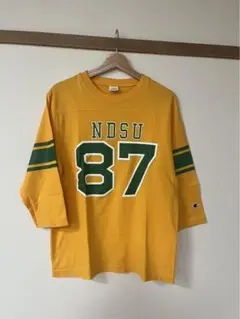 Champion NDSU 87 Tシャツ L イエロー