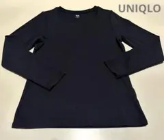 UNIQLO ユニクロ クルーネックT ロンT Tシャツ 黒