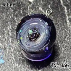 宇宙玉レジン（渦巻き銀河）薔薇　 No.186
