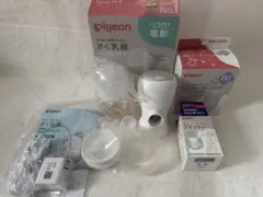 【美品】【未使用品あり】pigeon 電動母乳搾乳器 handy fit+