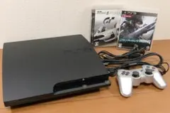 PS3本体（CECH-2500B ブラック）＋付属品＋ソフト【中古・動作確認済】