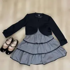 アリサナ　フォーマル　ワンピース　セットアップ　靴　女の子　130