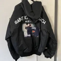 韓国 ペディン ショートペディン ジャケット MA-1 ダウンジャケット 黒