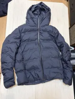 紺色フード付き ダウンジャケット Lサイズ
