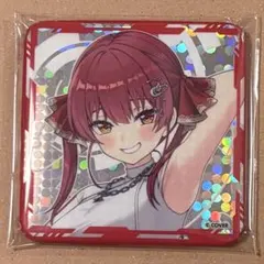 ホロライブ　宝鐘マリン　7th Fes expo スクエア缶バッジ