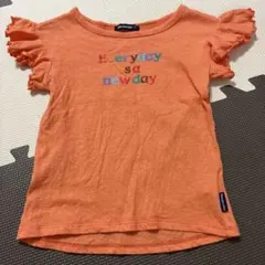 moujonjon 半袖Tシャツ オレンジ 110cmのサムネイル