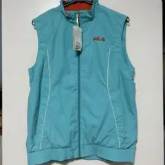 【新品タグ付き】FILA レディース ベスト Mサイズ　水色