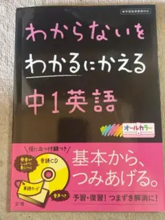 【訳あり】わからないをわかるにかえる 中1英語
