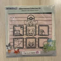 2024 Pokémon Collection ハンドタオル　ピンク色