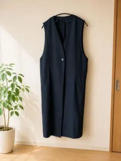 classical elfロングジレベストブラック Lサイズオールシーズン着回し