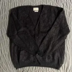 YOKE 4COLOR MIX JACQUARD MOHIAR CARDIGAN