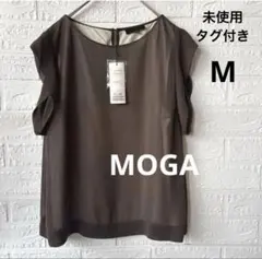 【未使用タグ付き】MOGA モガ シフォン　フレンチスリーブ カットソーのサムネイル