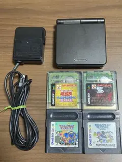 ゲームボーイアドバンスsp ブラック　充電器+ソフト付き