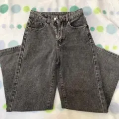 SHEIN DAZY レディース　ワイドレッグデニムパンツ