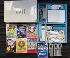 Wii本体とゲームソフト6本セット