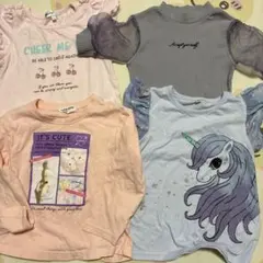 女の子110キッズ Tシャツセット 4枚組