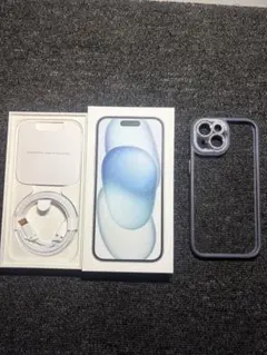 iPhone 15 箱のみ　USB-C to type C　スマホケース　セット